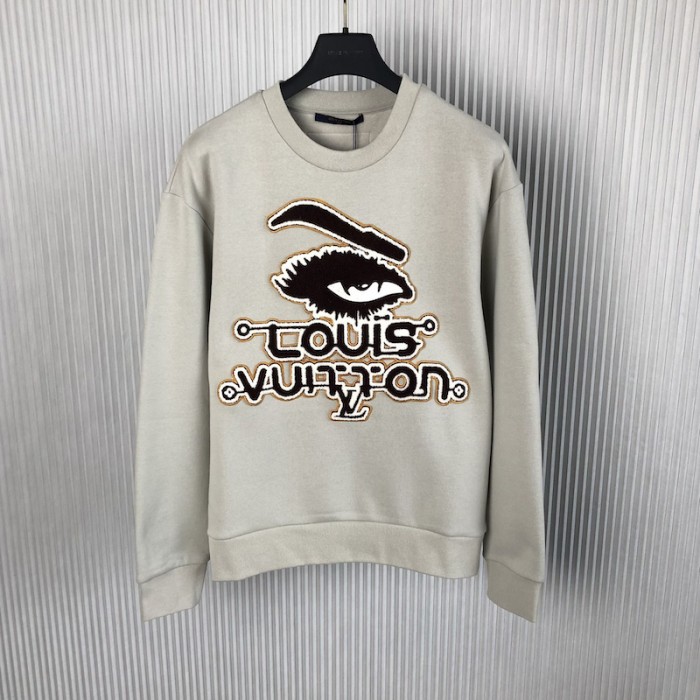 l**is V*t*n embroidered cotton sweatshirt 1abyju