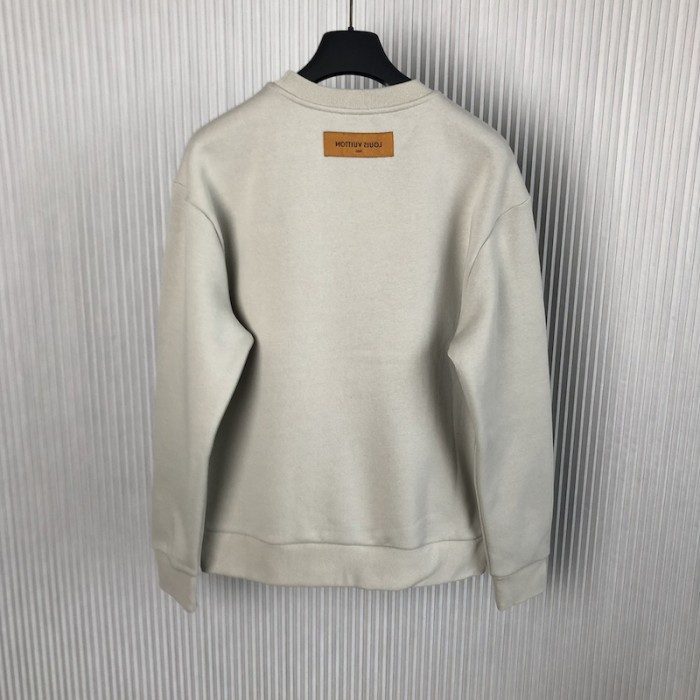 l**is V*t*n embroidered cotton sweatshirt 1abyju
