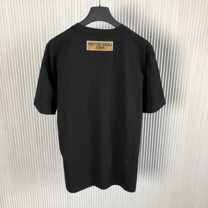 l**is V*t*n bead-embroidered cotton t-shirt 1abykp