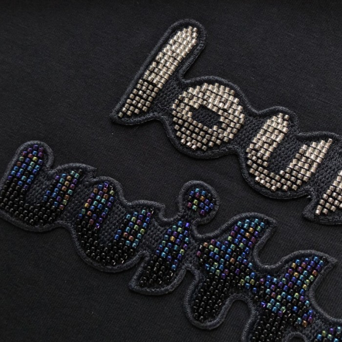 l**is V*t*n bead-embroidered cotton t-shirt 1abykp