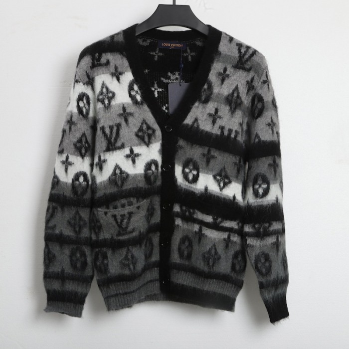 l**is V*t*n monogram mohair cardigan 1af342