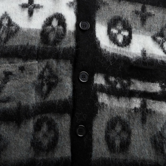 l**is V*t*n monogram mohair cardigan 1af342