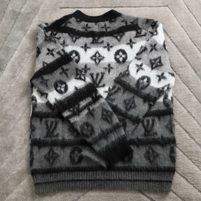 l**is V*t*n monogram mohair cardigan 1af342