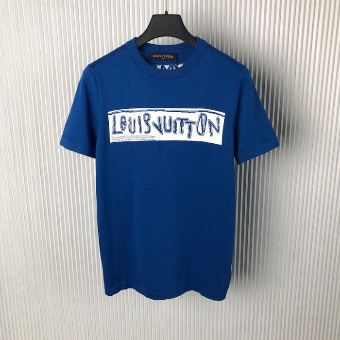 l**is V*t*n short-sleeved cotton crewneck 1afald