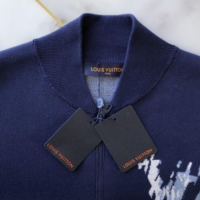 l**is V*t*n zipped cotton blend blouson 1afam1