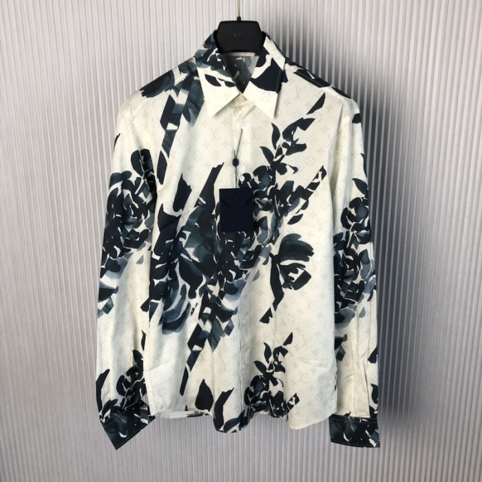 l**is V*t*n long-sleeved printed cotton shirt 1afavz