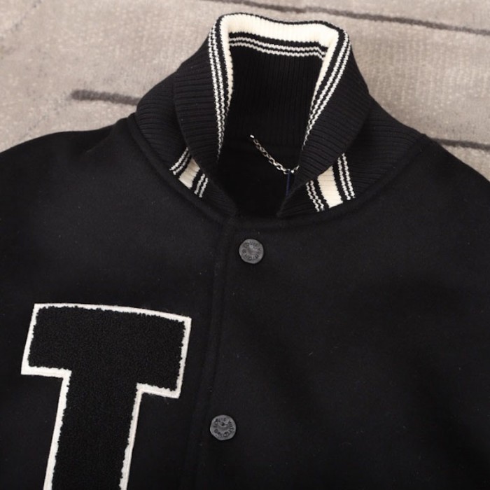 l**is V*t*n baseball jacket with patches 1a5cyi