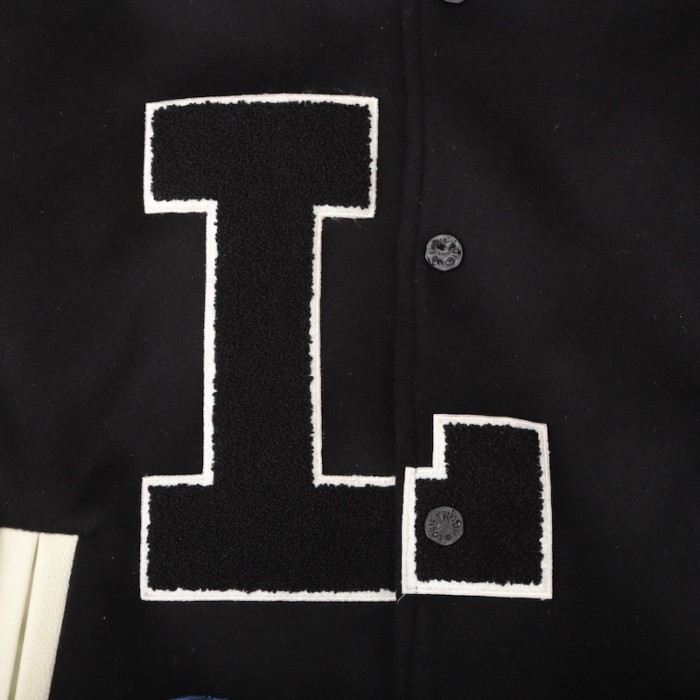 l**is V*t*n baseball jacket with patches 1a5cyi
