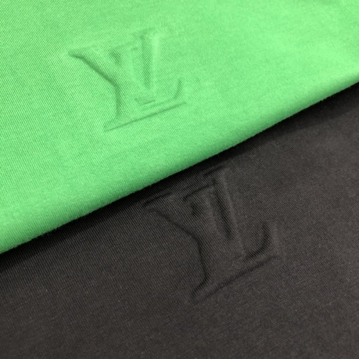 LV Debossed Tee Black 1A96WN