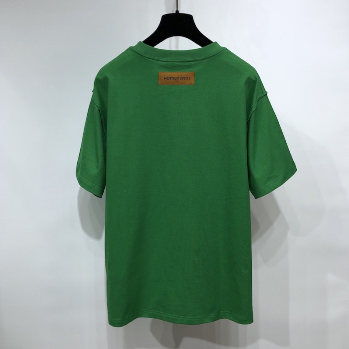 LV Debossed Tee Green 1A96WU