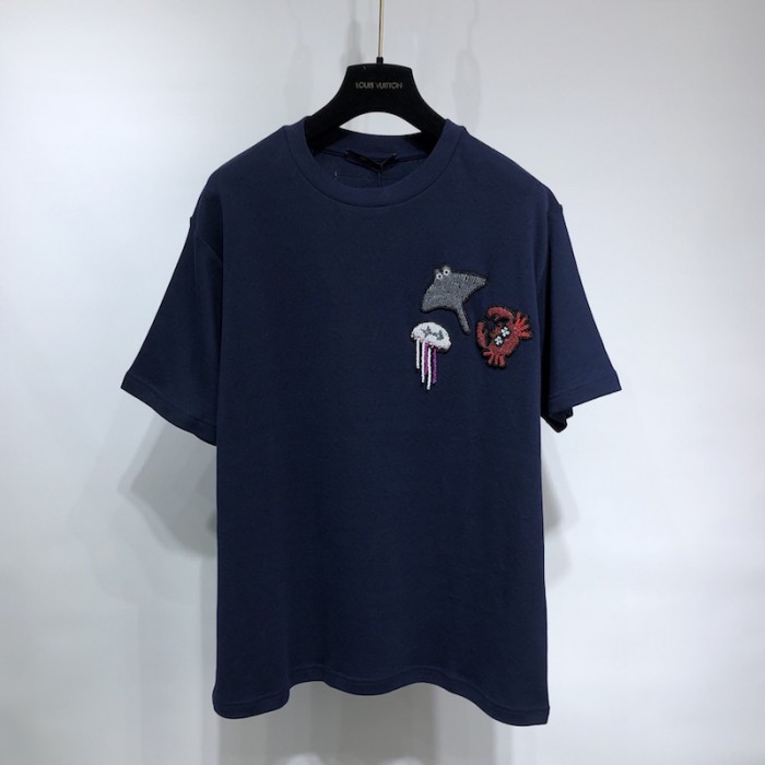 LV Beads Animals and Monogram Tee 1A8R2H