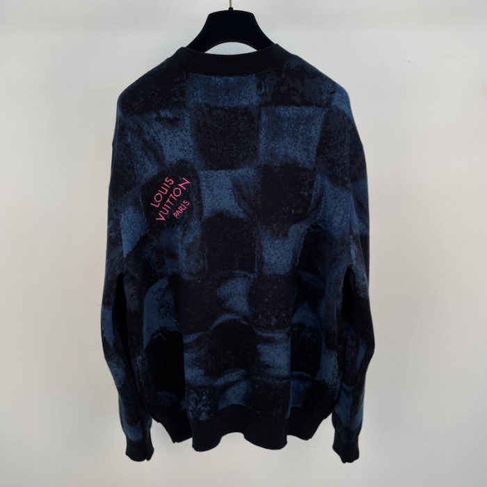 LV Damier Salt Jacquard Crewneck 1A8XD8