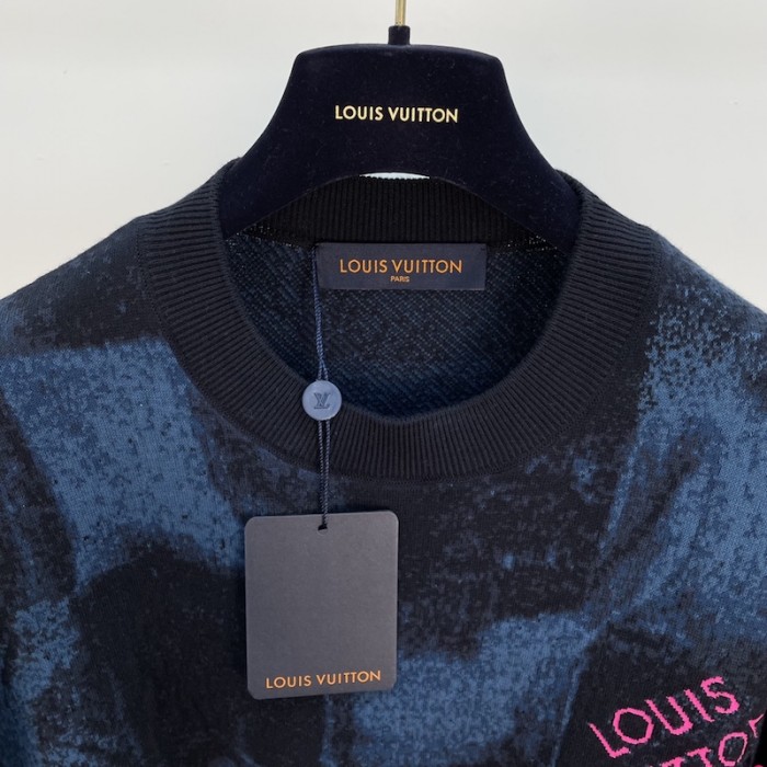 LV Damier Salt Jacquard Crewneck 1A8XD8