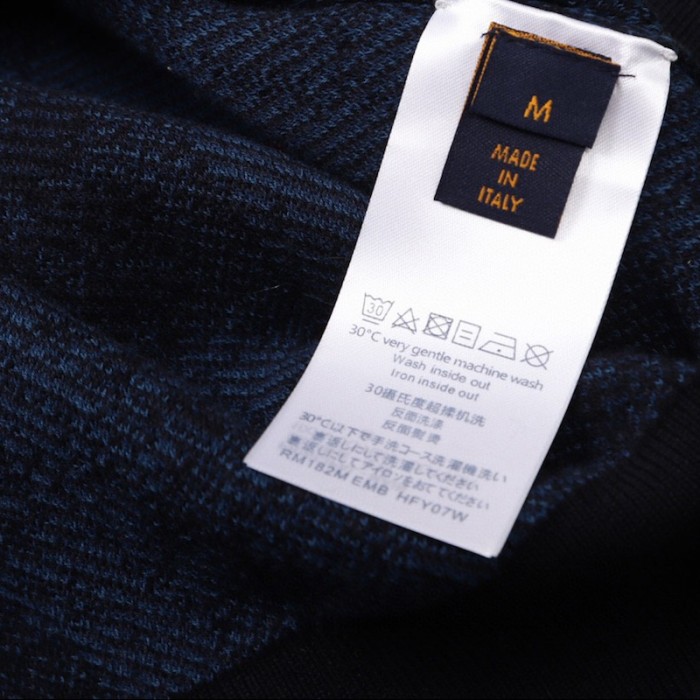 LV Damier Salt Jacquard Crewneck 1A8XD8