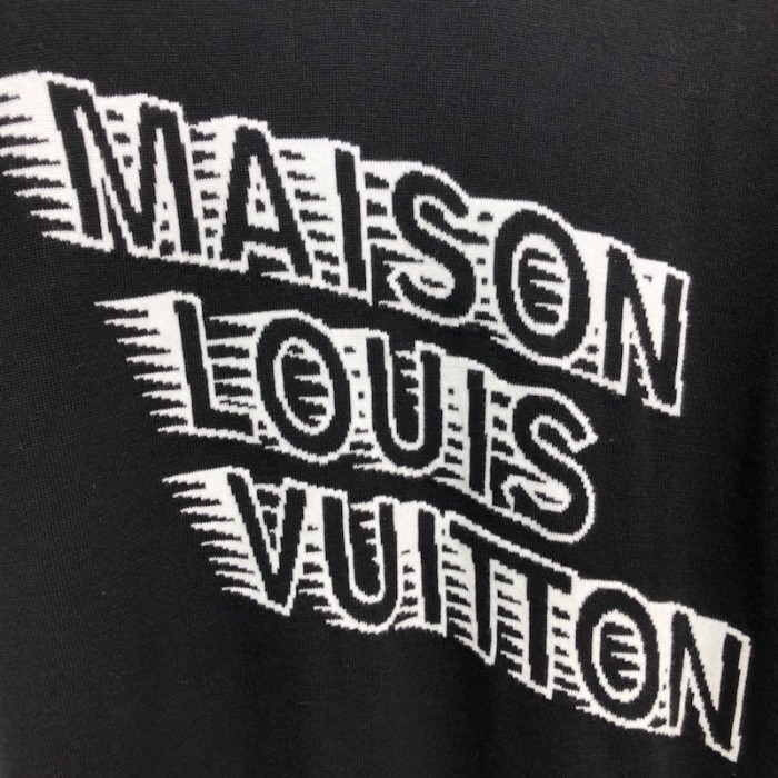 l**is V*t*n maison lv crewneck t shirt black 1a99zm