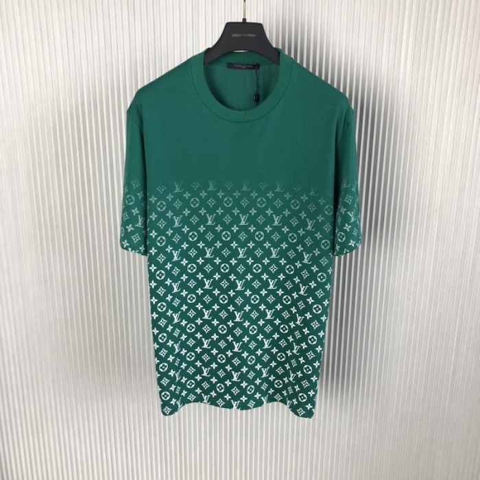 l**is V*t*n lvse monogram gradient t-shirt green