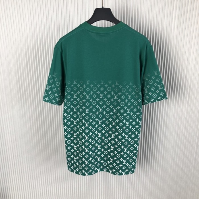 l**is V*t*n lvse monogram gradient t-shirt green