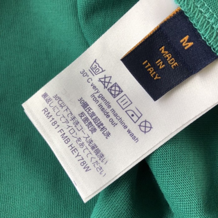 l**is V*t*n lvse monogram gradient t-shirt green