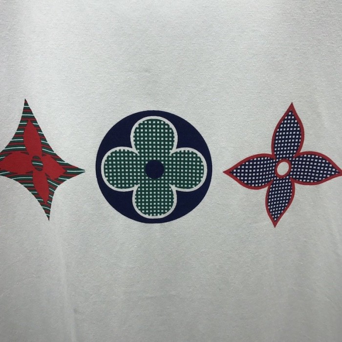 LV Multicolor Monogram Printed T Shirt