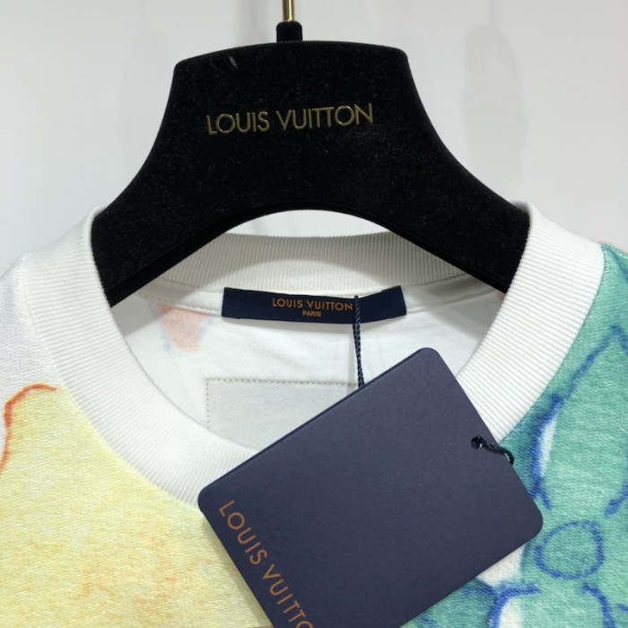 LV Watercolor Giant Monogram T shirt 1A8QV7