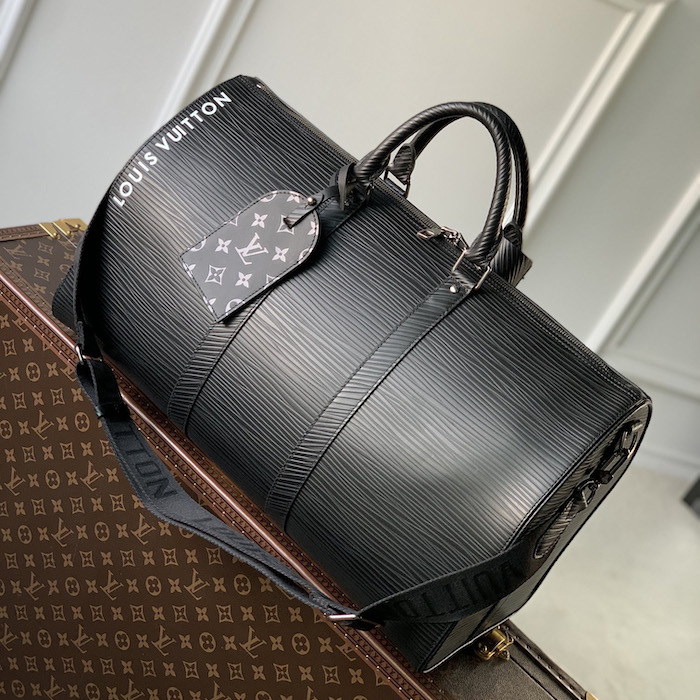 l**is V*t*n epi leather keepall bandouliere 50 black