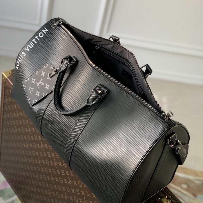 l**is V*t*n epi leather keepall bandouliere 50 black