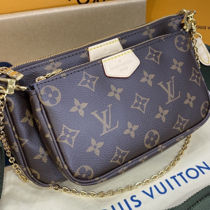 l**is V*t*n monogram canvas multi pochette accessoires bag khaki lv m44813