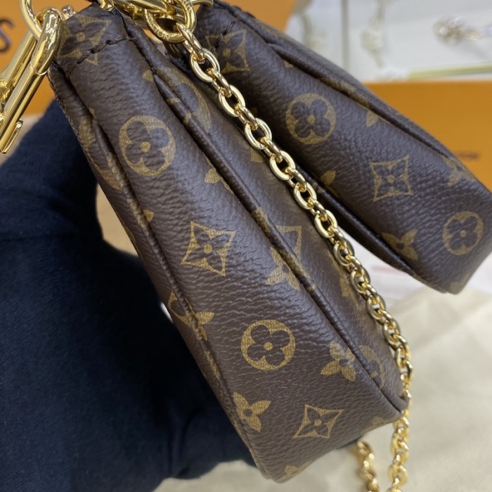 l**is V*t*n monogram canvas multi pochette accessoires bag pink lv m44840