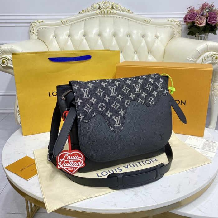 l**is V*t*n monogram denim besace tokyo m45971
