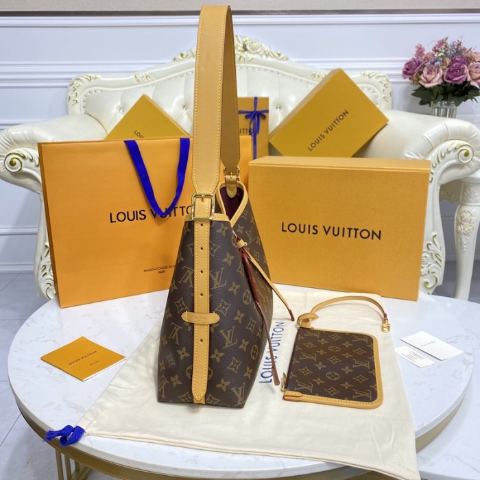 l**is V*t*n monogram canvas carryall pm handbag m46203