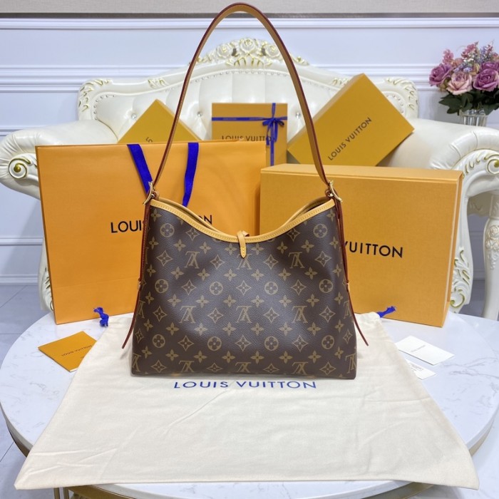 l**is V*t*n monogram canvas carryall pm handbag m46203