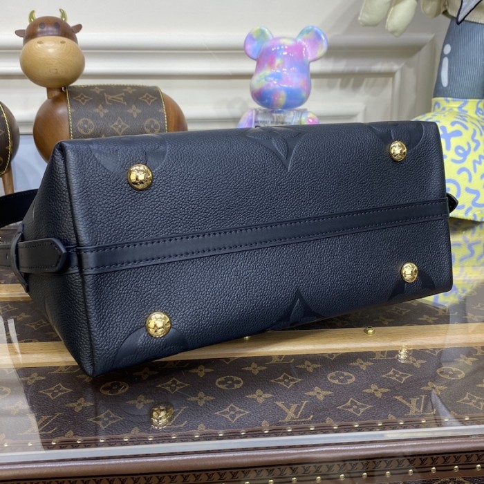 l**is V*t*n monogram empreinte carryall pm bag black lv m46288