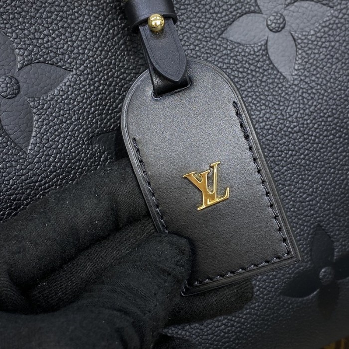 l**is V*t*n monogram empreinte carryall pm bag black lv m46288