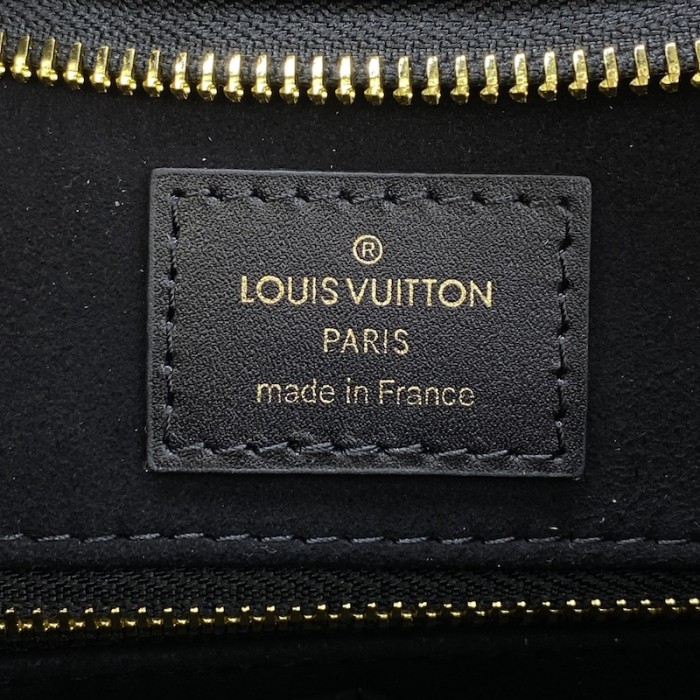 l**is V*t*n monogram empreinte carryall pm bag black lv m46288