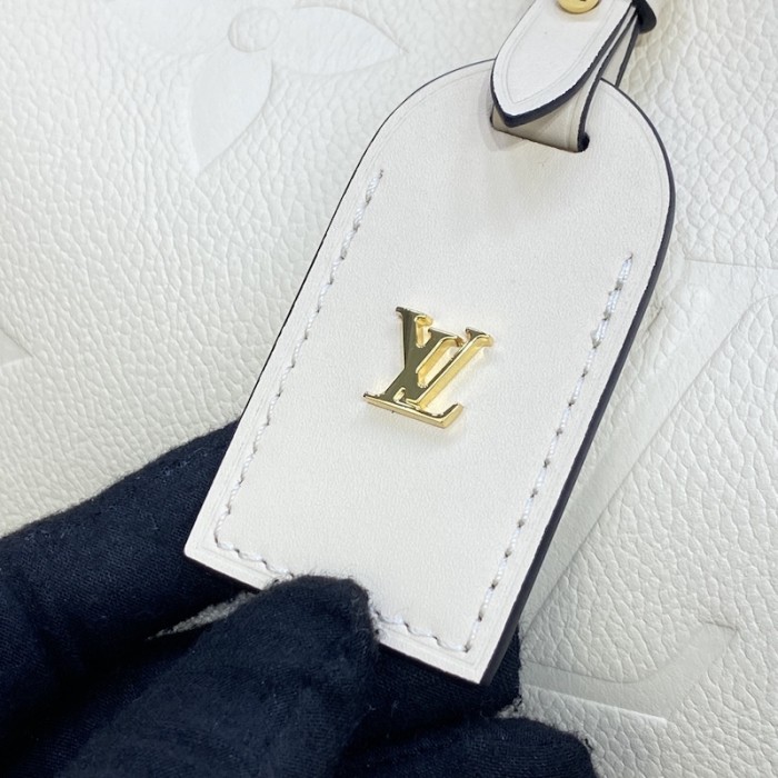 l**is V*t*n monogram empreinte carryall pm bag cream lv m46293