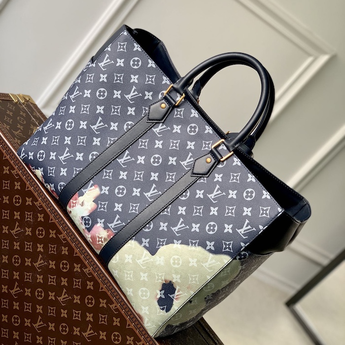 l**is V*t*n monogram bleach canvas sac plat 24h m46812