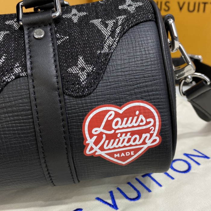l**is V*t*n monogram denim keepall xs bag m81010