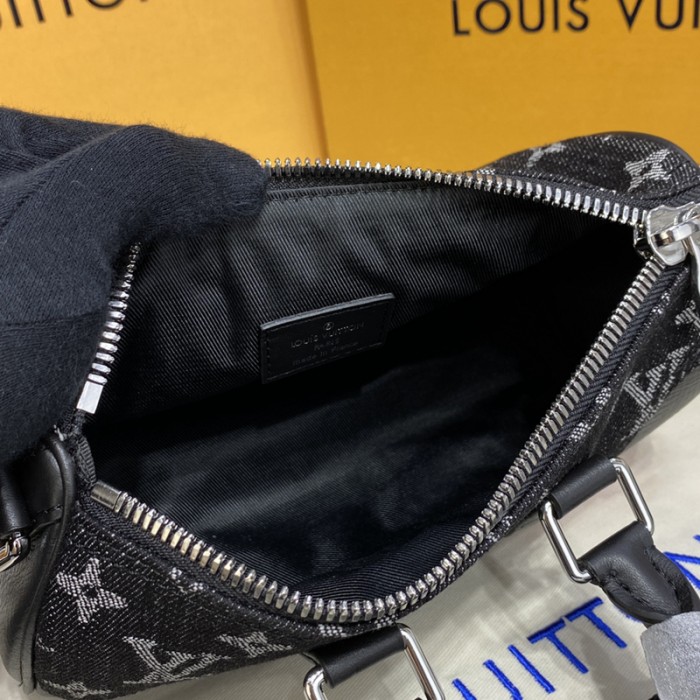 l**is V*t*n monogram denim keepall xs bag m81010