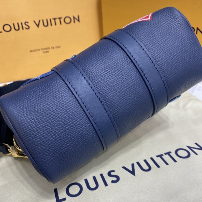 l**is V*t*n monogram denim keepall xs bag m81011