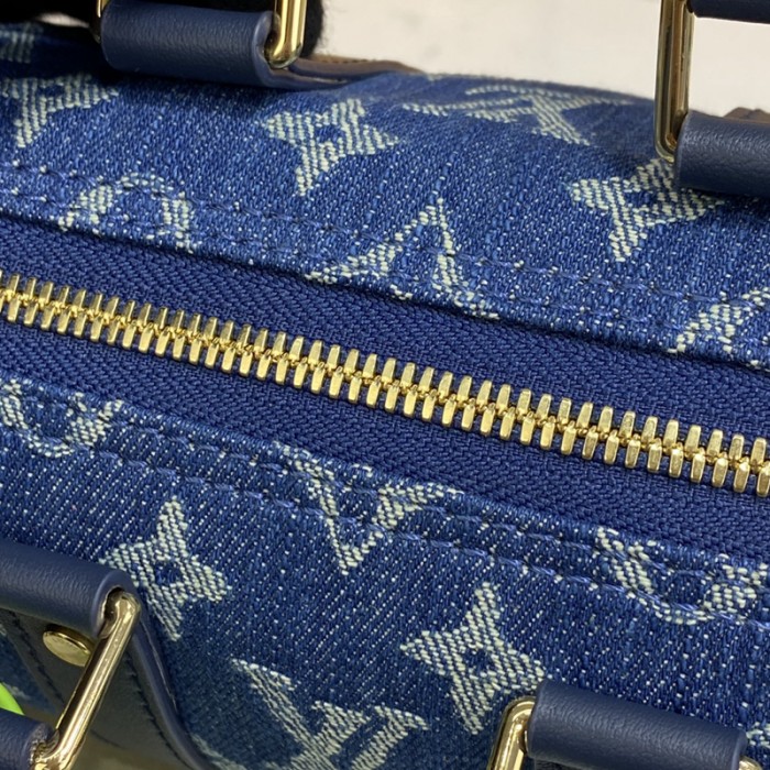 l**is V*t*n monogram denim keepall xs bag m81011