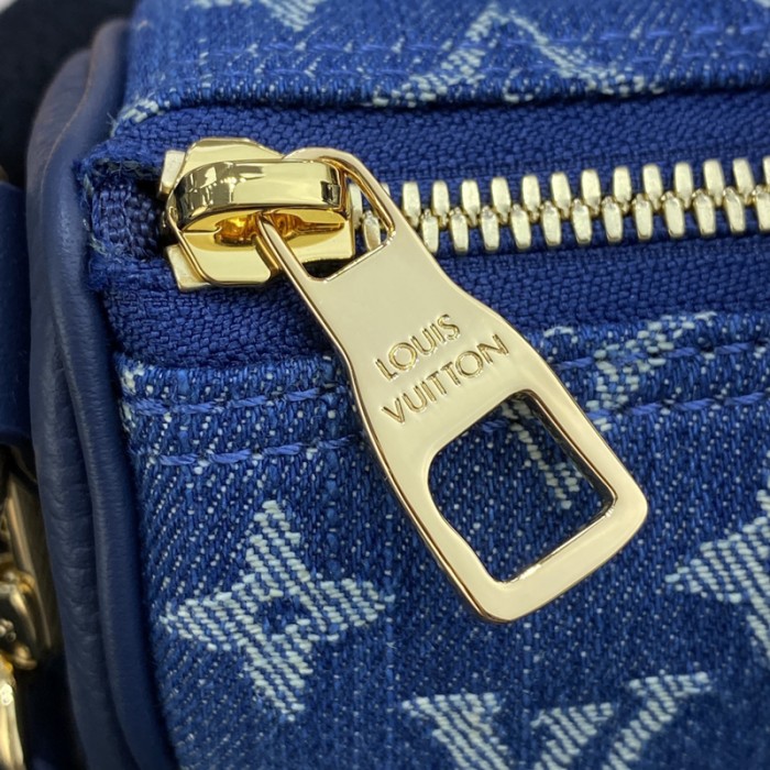 l**is V*t*n monogram denim keepall xs bag m81011