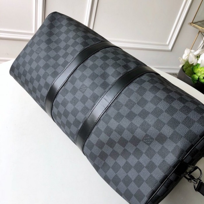 LV Damier Graphite Canvas Keepall 55 N41413