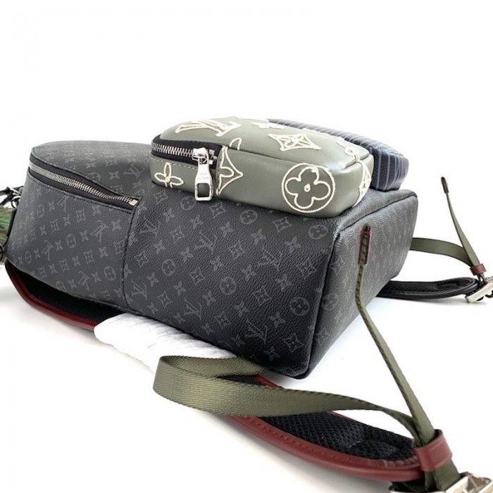 LV Monogram Eclipse Multipocket Backpack M45455
