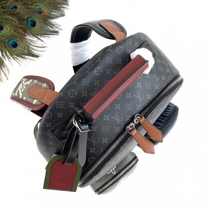 LV Monogram Eclipse Multipocket Backpack M45455