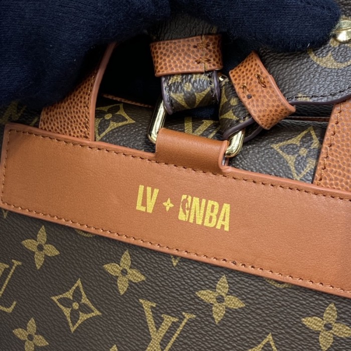 LVxNBA LV Monogram Canvas Shoes Box Backpack M45784
