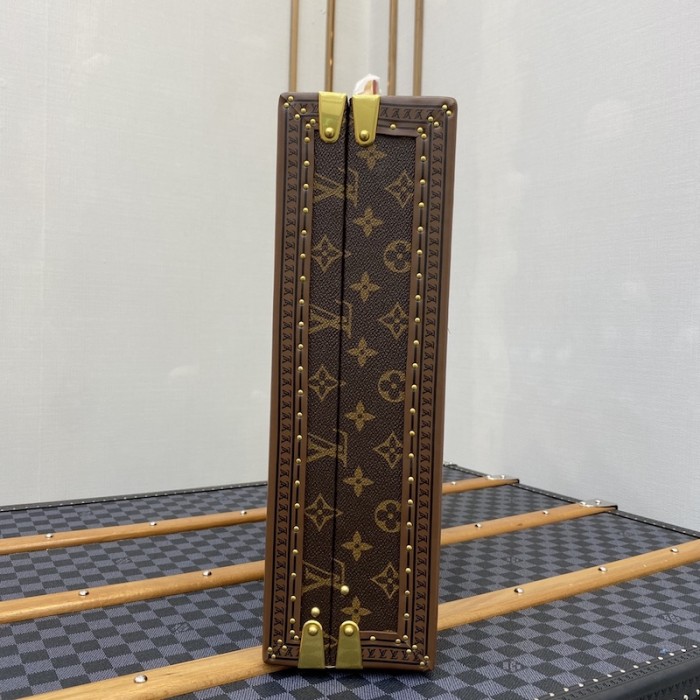 l**is V*t*n monogram canvas president classeur briefcase bag m53012