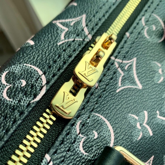 l**is V*t*n monogram coated canvas speedy bandouliere 25 m20852