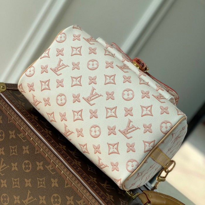 l**is V*t*n monogram coated canvas speedy bandouliere 25 m20919
