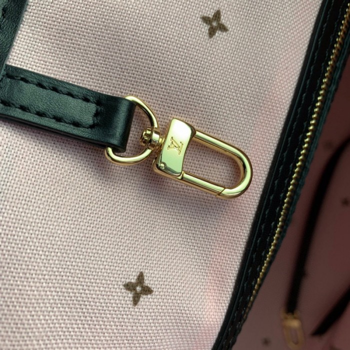 l**is V*t*n monogram coated canvas neverfull mm m46137
