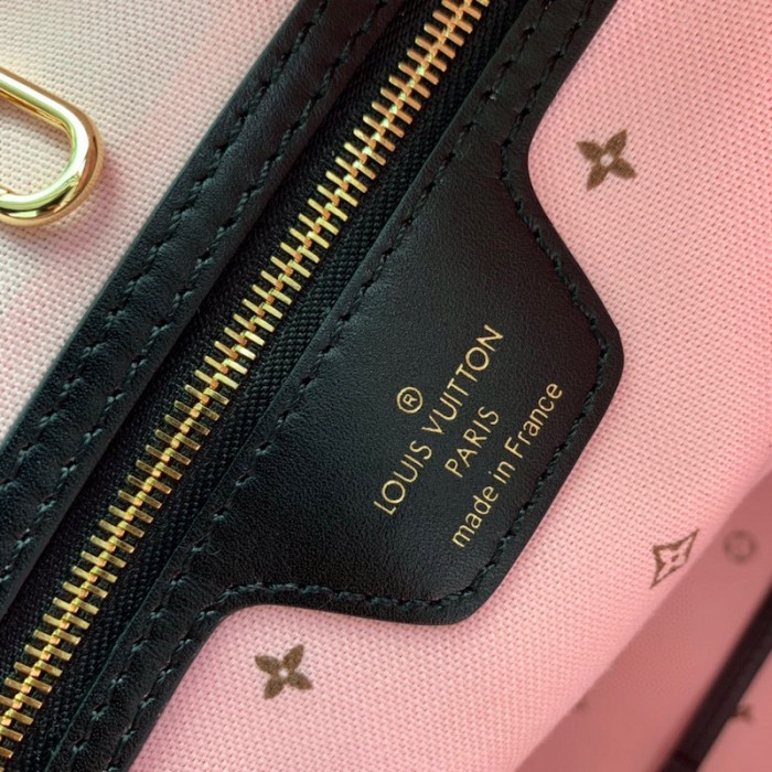 l**is V*t*n monogram coated canvas neverfull mm m46137